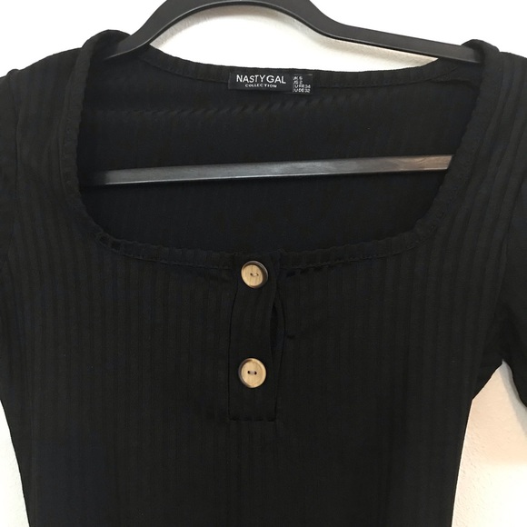 Nasty gal black bodysuit. Size 2 - Picture 2 of 6